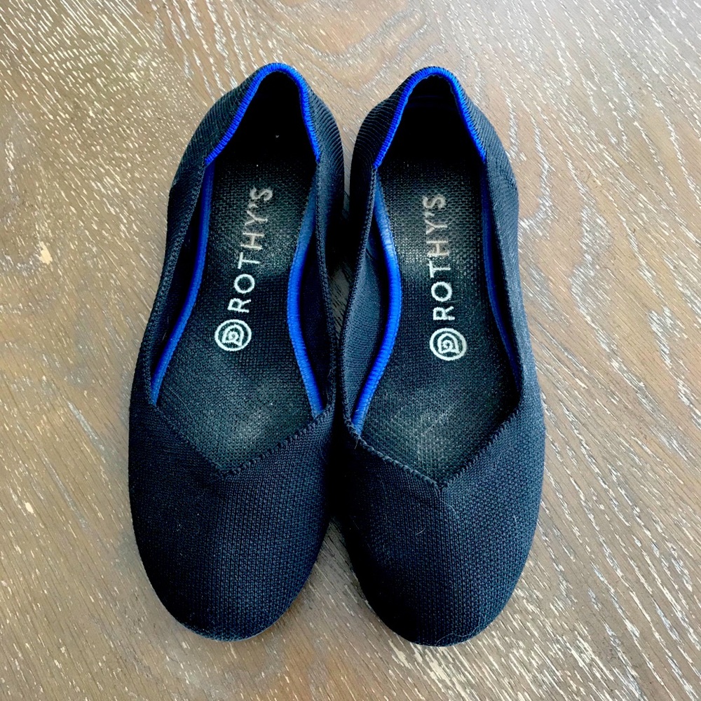 Rothys Black Flats